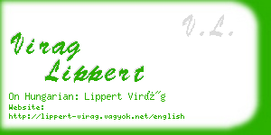 virag lippert business card